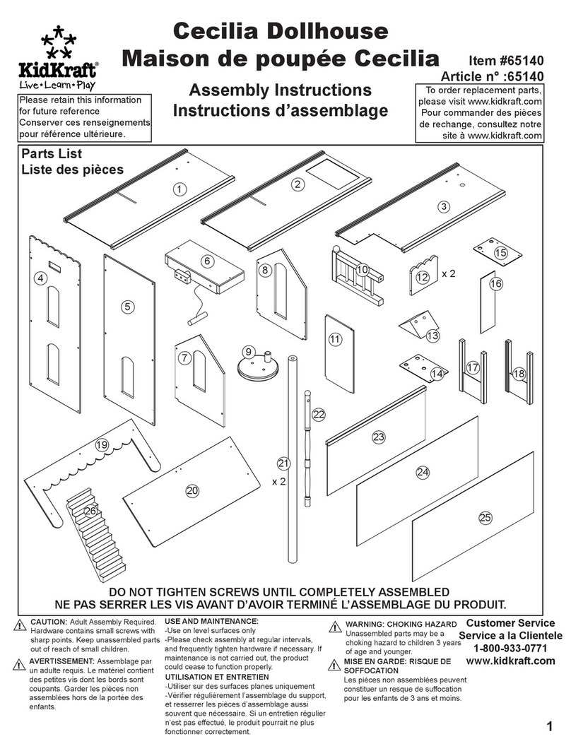 KidKraft 65140 User manual