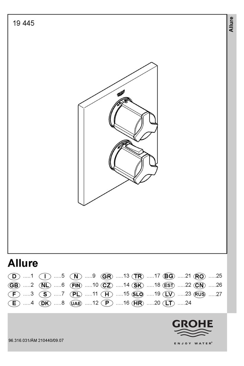 Grohe Allure 19 445 manual