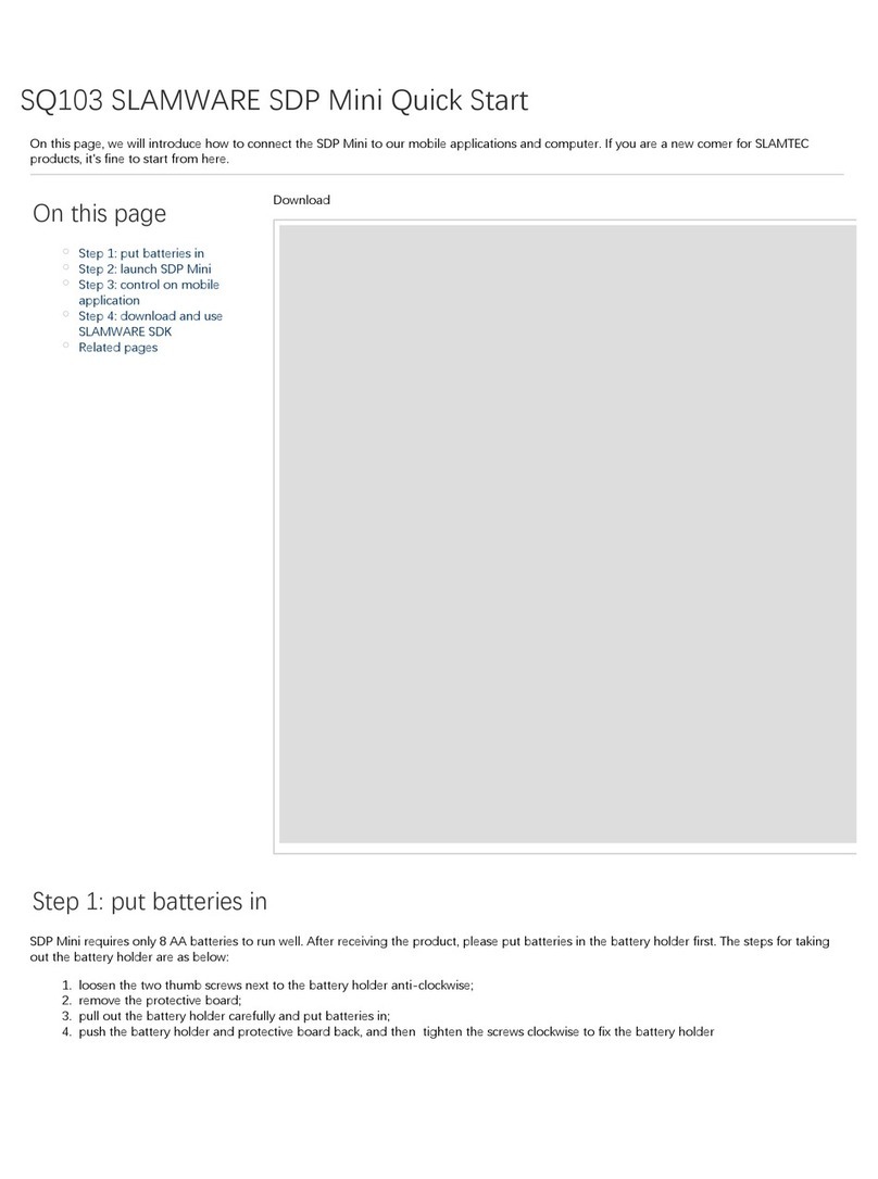 Slamtec SDP Mini User manual Slamtec SDP Mini User manual