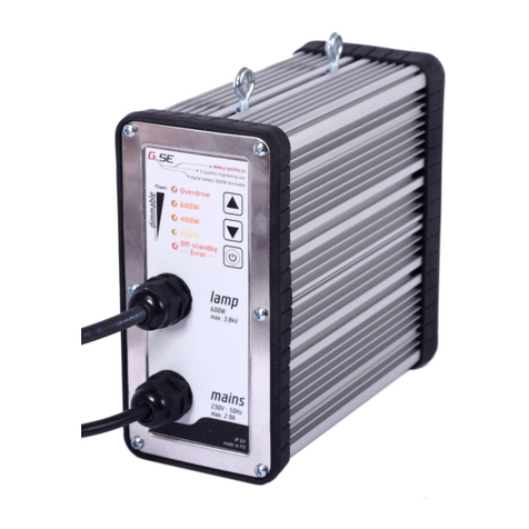 G-Systems GSE electronic ballast user manual