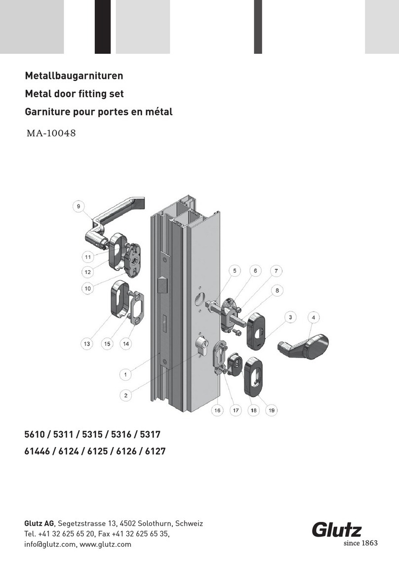 Glutz 5610 Fixing instructions