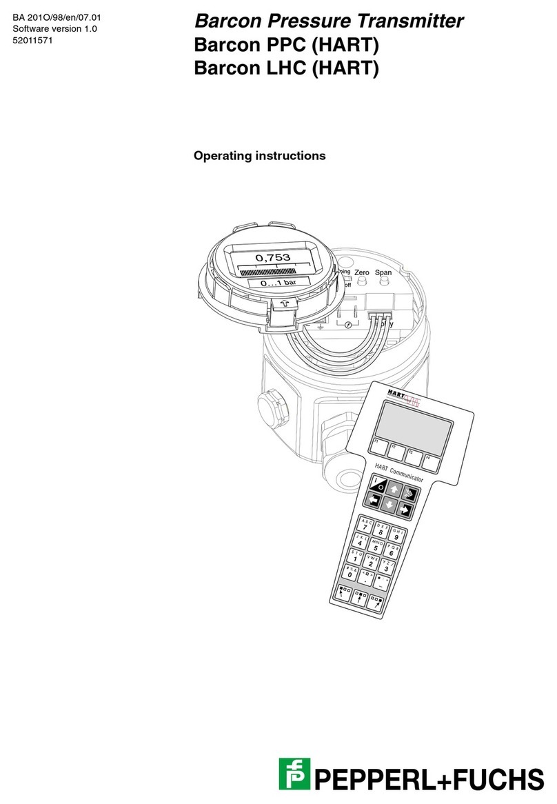 Pepperl+Fuchs Barcon PPC User manual