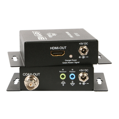 Binary B-400-1COAX-HDIR User manual