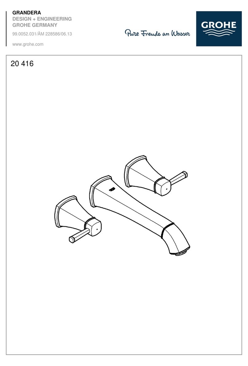 Grohe GRANDERA 20 416 User manual Grohe GRANDERA 20 416 User manual