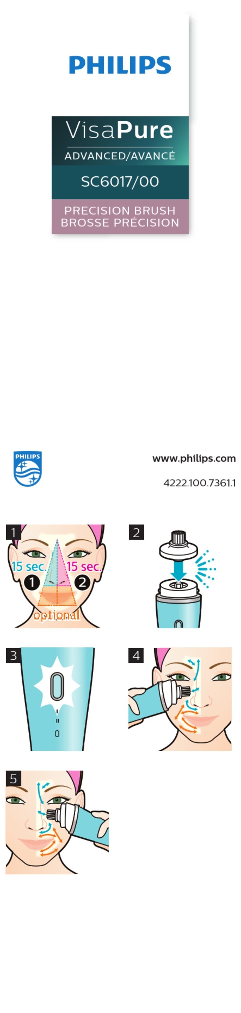 Philips VisaPure ADVANCED SC6017/00 manual