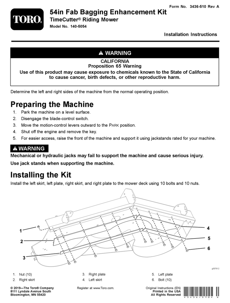 Toro TimeCutter 140-5054 User manual