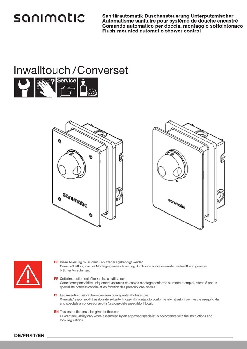 SIMILOR KUGLER Arwa Sanimatic Inwalltouch WI 7 70001 100... installation instructions SIMILOR KUGLER Arwa Sanimatic Inwalltouch WI 7 70001 100... installation instructions