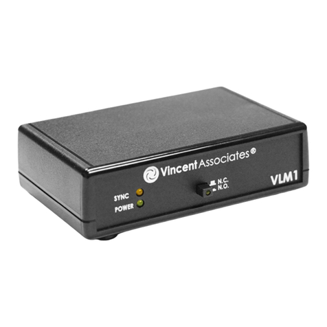 Uniblitz N-CAS VINCENT ASSOCIATES VLM1 user manual Uniblitz N-CAS VINCENT ASSOCIATES VLM1 user manual