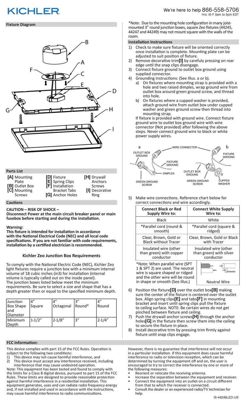 Kichler Lighting 4 Square quick start guide