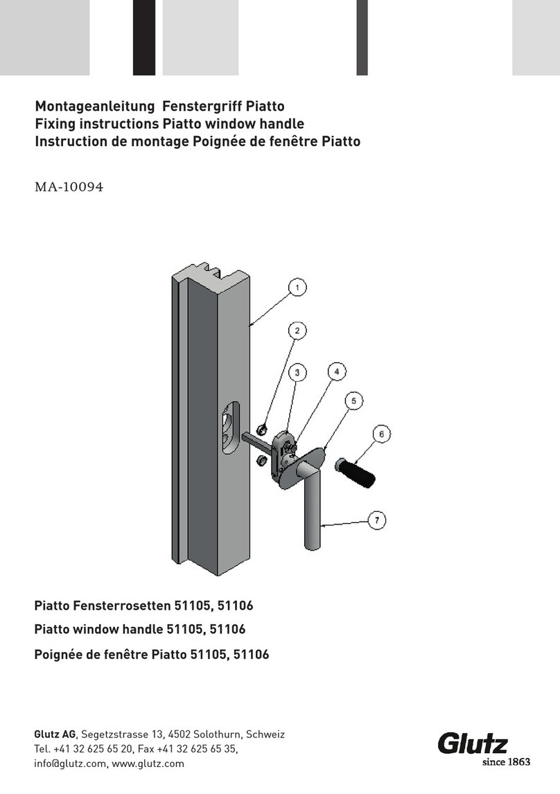 Glutz Piatto Fixing instructions