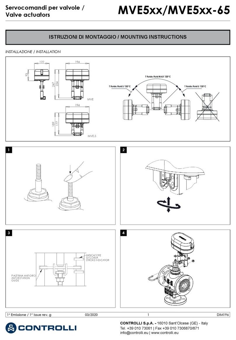 Controlli MVE5 Series User manual