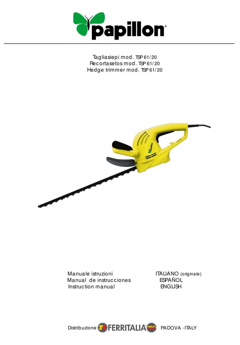 PAPILLON TSP 61/20 instruction manual
