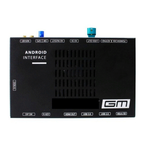 GMC ANDROID INTERFACE User manual