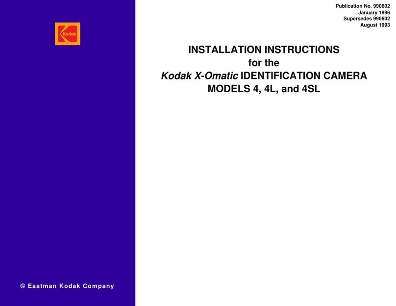 EASTMAN Kodak X-Omatic 4 User manual EASTMAN Kodak X-Omatic 4 User manual