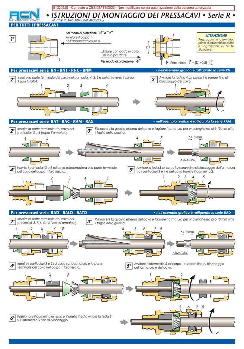 RCN R Series Assembly instructions