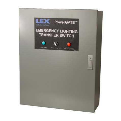 Lex PowerGATE LELTS-1 Series Installation instructions & user manual