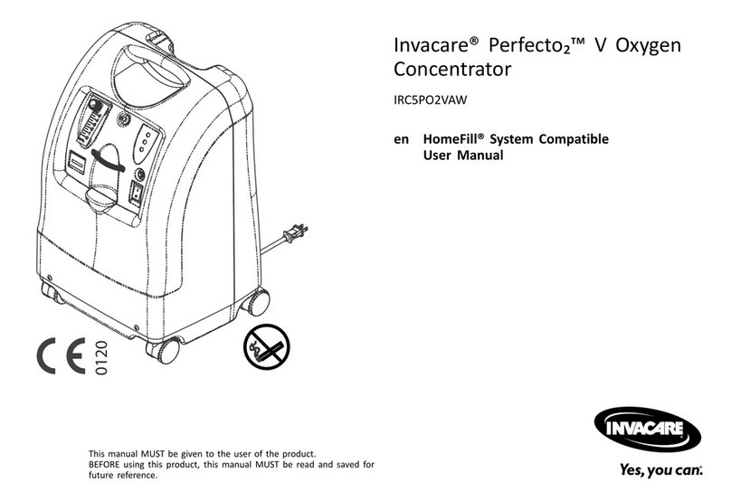Invacare Perfecto2 V User manual Invacare Perfecto2 V User manual