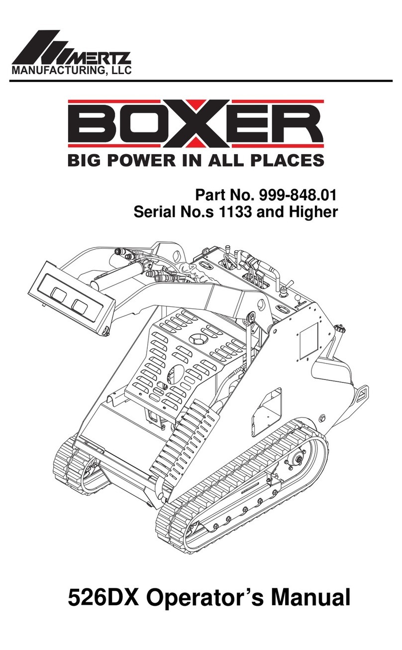 Mertz Boxer 526DX Operator's manual