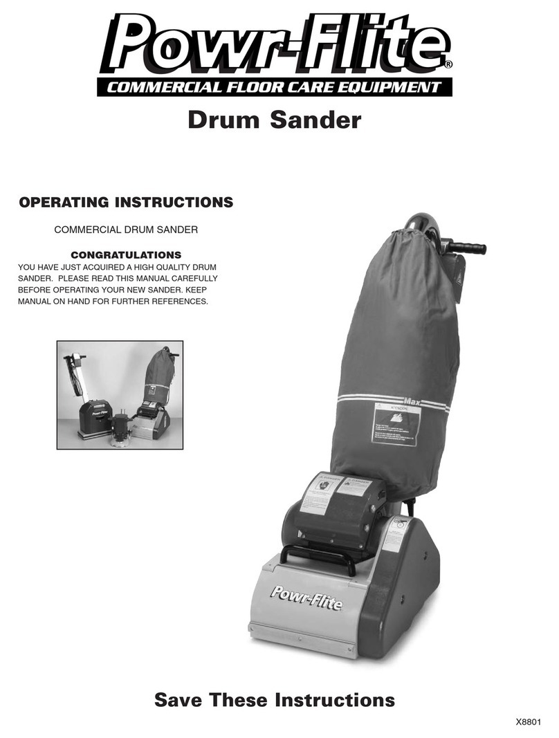 Powr-Flite SD800 User manual