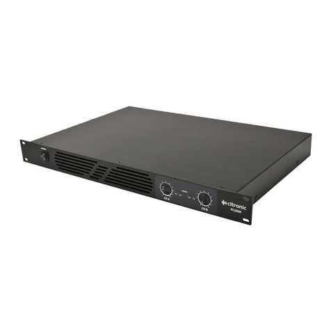 Citronic PL2000 User manual
