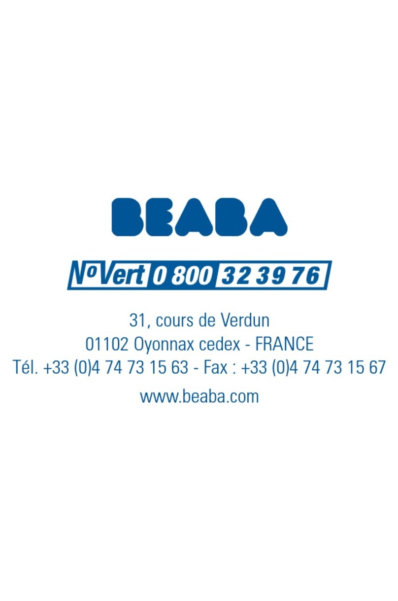 Beaba D35-03-500 User manual Beaba D35-03-500 User manual