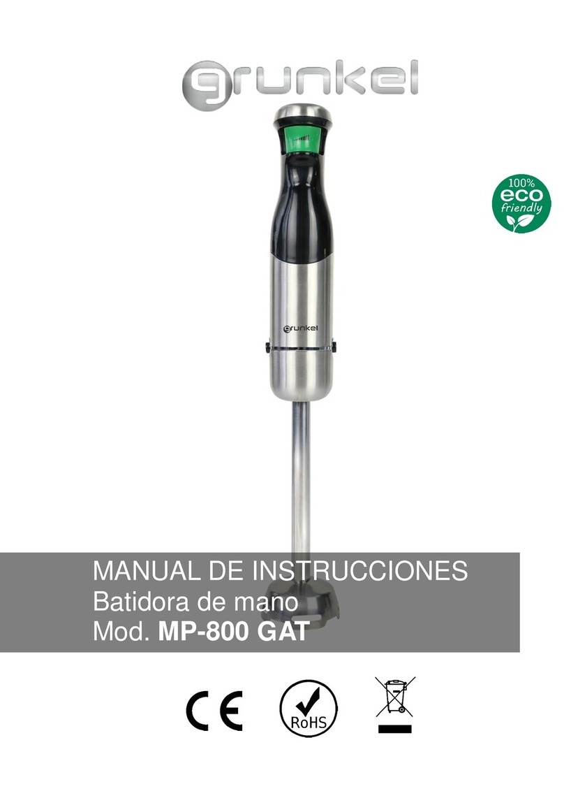 Grunkel MP-800 GAT instruction manual