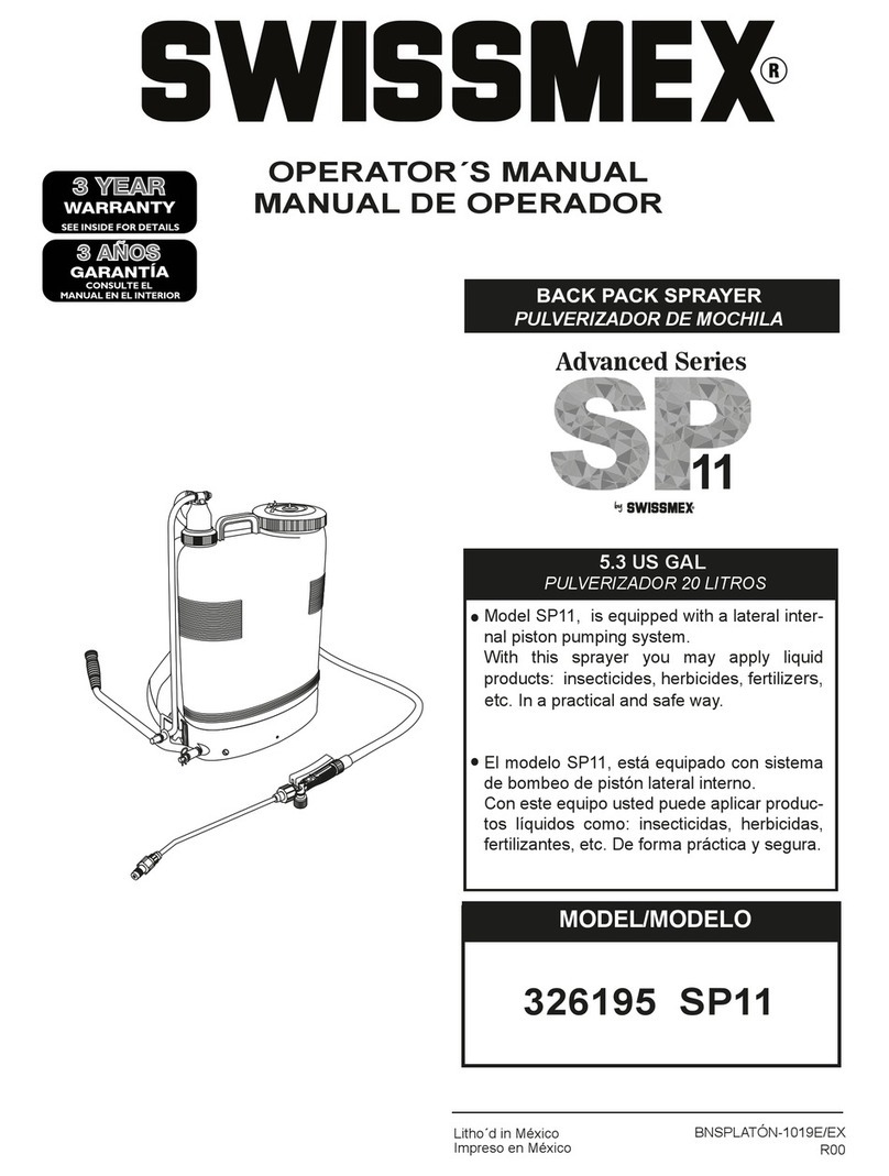 swissmex SP11 Series Operator's manual