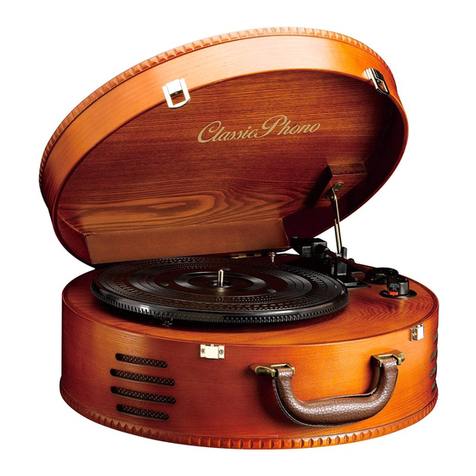 LENCO Classic Phono TT-34 user manual