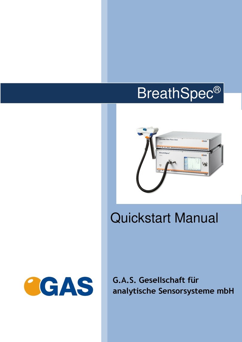 GAS BreathSpec Instruction manual