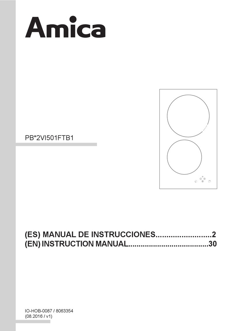 Amica PB 2VI501FTB1 Series User manual