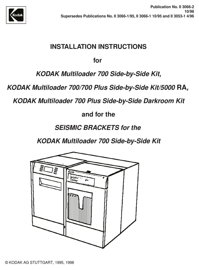 Kodak Multiloader 700 Side-by-Side Kit User manual