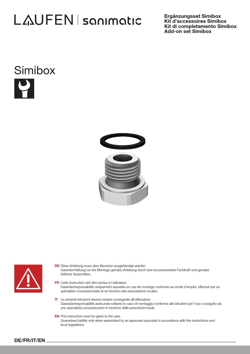 SIMILOR KUGLER Laufen Sanimatic Simibox installation instructions