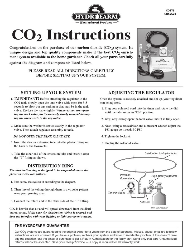 Hydrofarm COSYS instructions