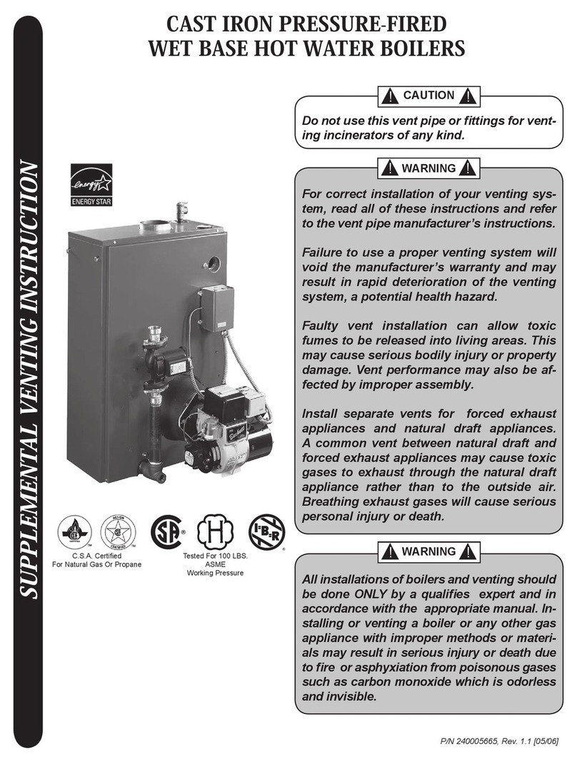 Dunkirk DPFG Series SUPPLEMENTAL VENTING INSTRUCTION