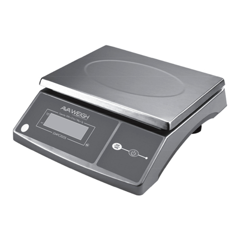 AVA WEIGH 334PC10OS user manual