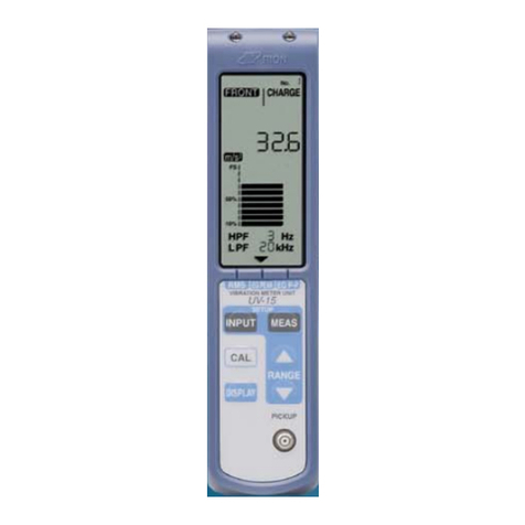 Rion UV-15 instruction manual