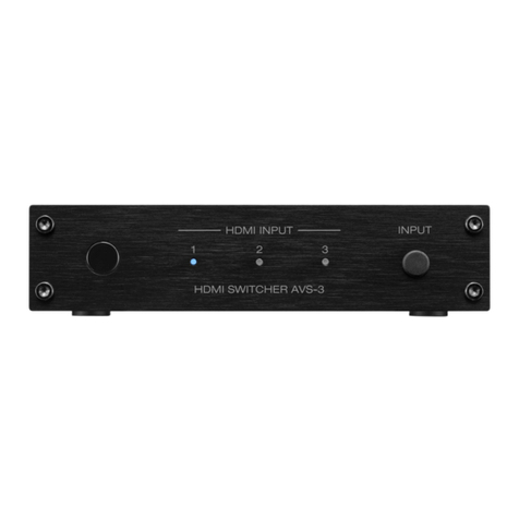 Denon AVS-3 owner's manual