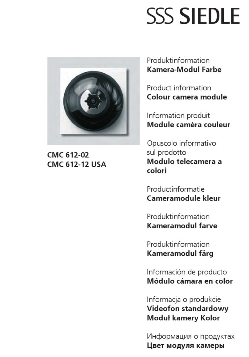 SSS Siedle CMC 612-02 Product information