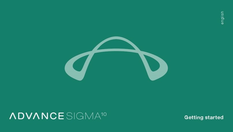 Advance acoustic SIGMA 10 Getting started Advance acoustic SIGMA 10 Getting started