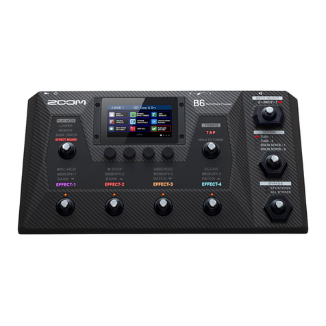 Zoom B6 User manual