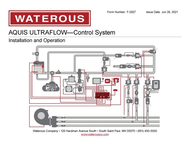 Waterous AQUIS ULTRAFLOW Installation and operation