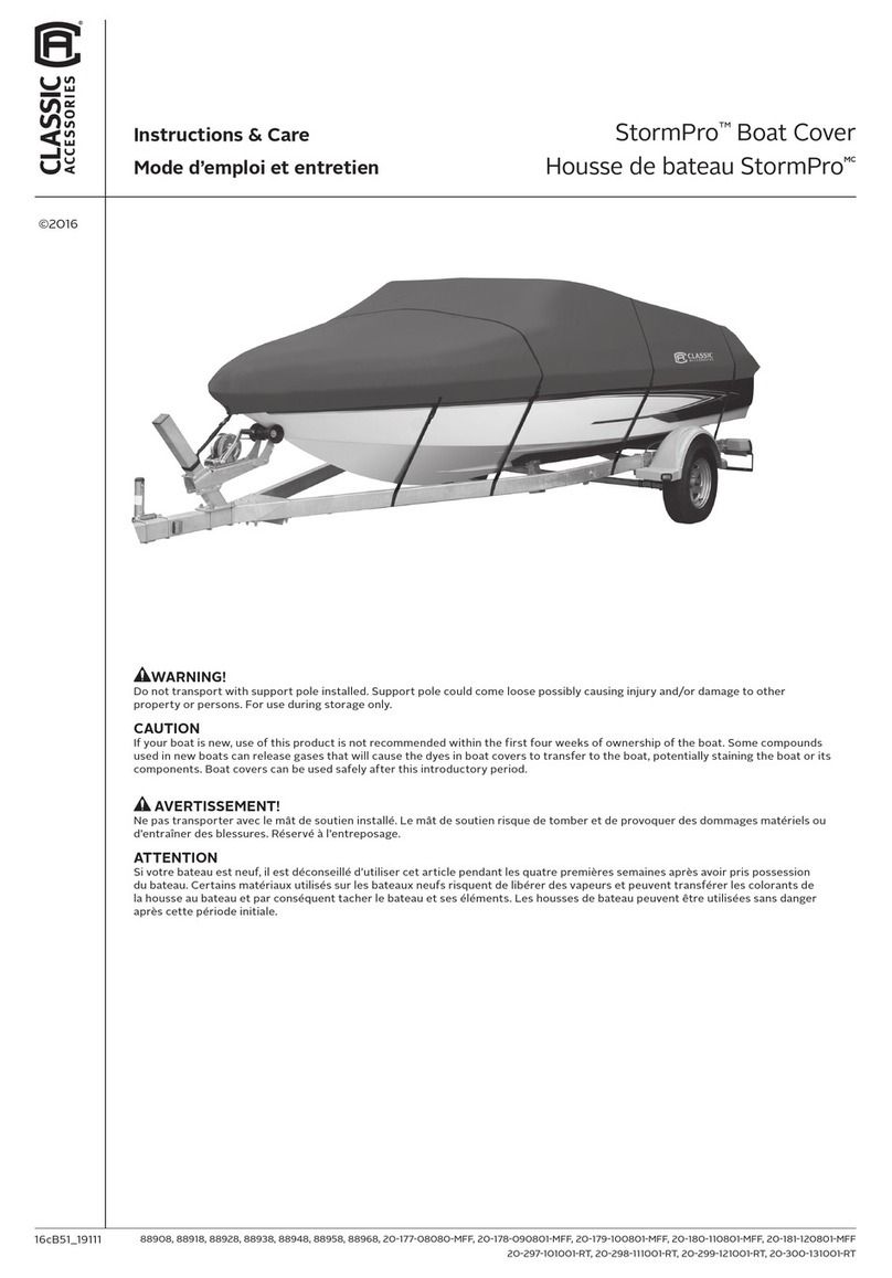 Classic Accessories StormPro Instructions & Care