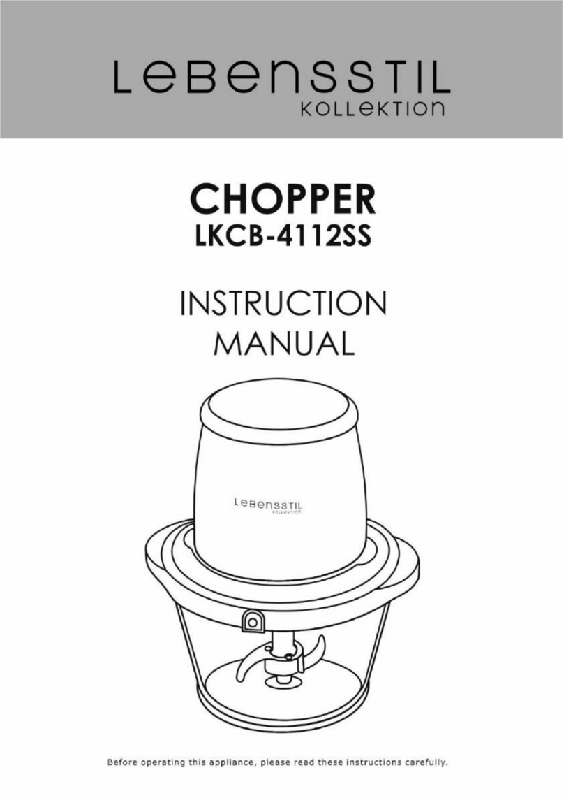 Lebensstil Kollektion LKCB-4112SS instruction manual