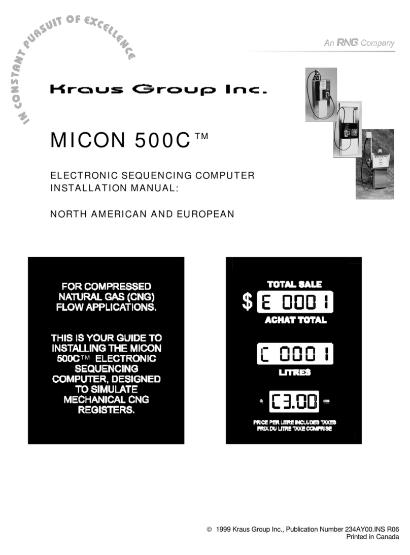 RNG Kraus Group MICON 500C installation manual