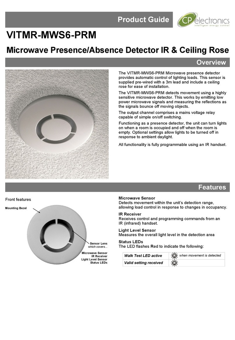 C.P. Electronics VITMR-MWS6-PRM User manual