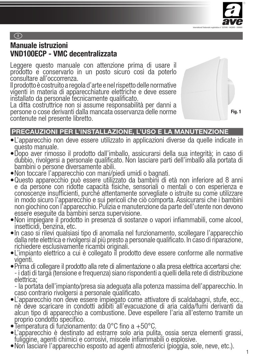 AVE VND100ECP installation manual AVE VND100ECP installation manual