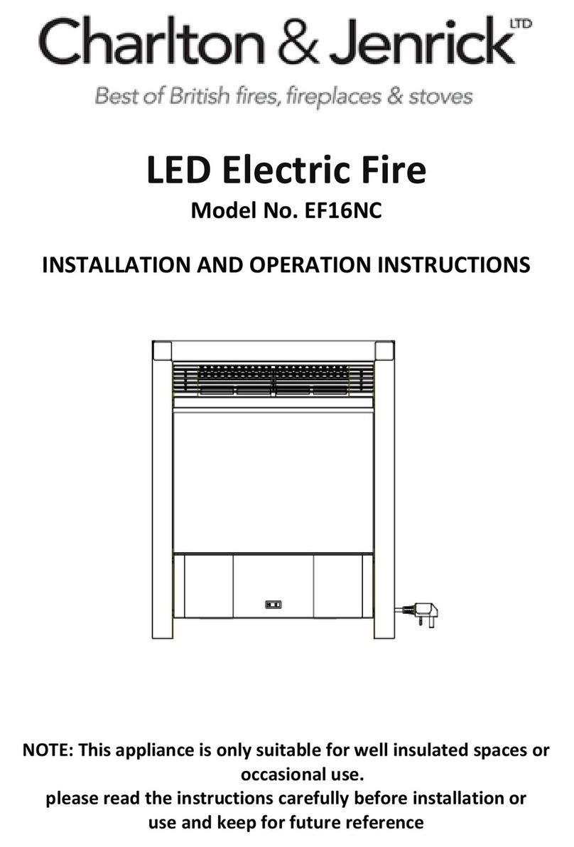 Charlton & Jenrick EF16NC User manual Charlton & Jenrick EF16NC User manual