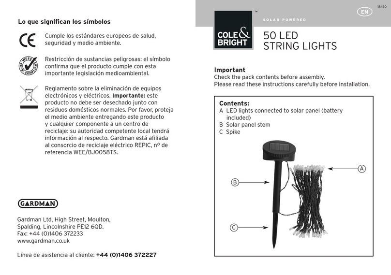 Cole & Bright 18430 manual