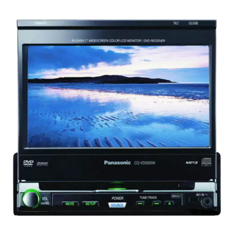Panasonic CQ-VD5005W User manual Panasonic CQ-VD5005W User manual