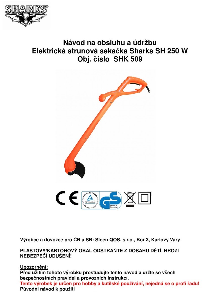SHARKS SH 250 W Instruction for operation and maintenance